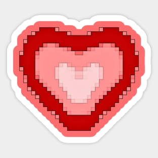 pixel heart Sticker